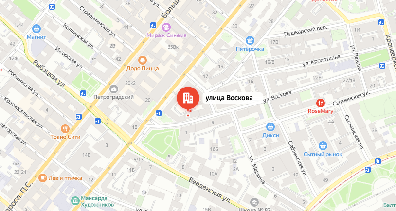 карта эвакуации